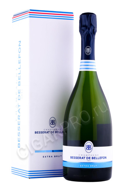 шампанское besserat de bellefon extra brut 0.75л