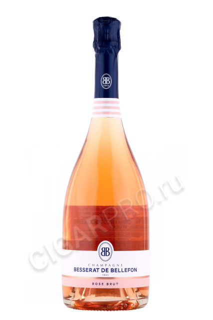 шампанское besserat de bellefon rose brut 0.75л