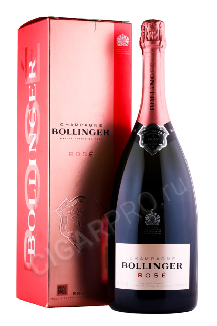 французское шампанское bollinger rose brut 1.5л