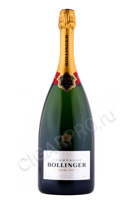 шампанское bollinger special cuvee 1.5л в подарочной упаковке