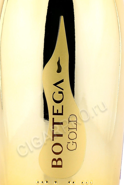 этикетка игристое вино bottega gold prosecco brut 0.75л