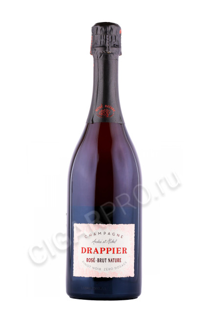 шампанское champagne drappier brut nature rose 0.75л