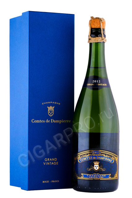 шампанское comte audoin de dampierre cuvee de ambassador grand vintage grand cru 0.75л в подарочной упаковке