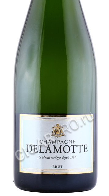 этикетка шампанское delamotte brut 0.75л