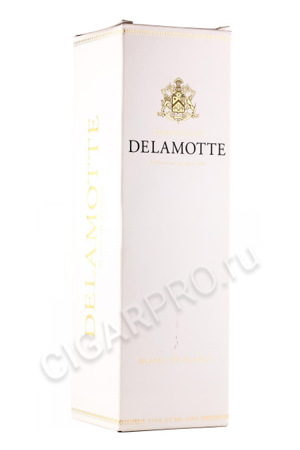 подарочная упаковка шампанское delamotte brut blanc de blancs 0.75л