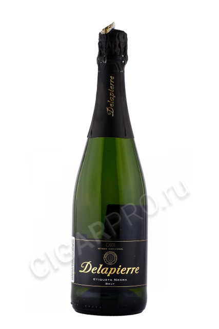 игристое вино delapierre etiqueta negra brut 0.75л