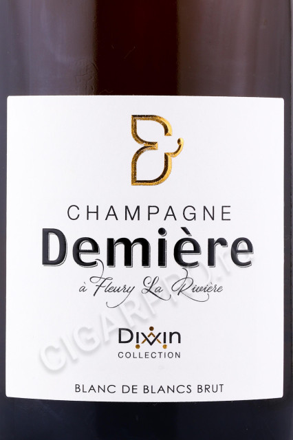 этикетка шампанское demiere divin blanc de blanc 0.75л