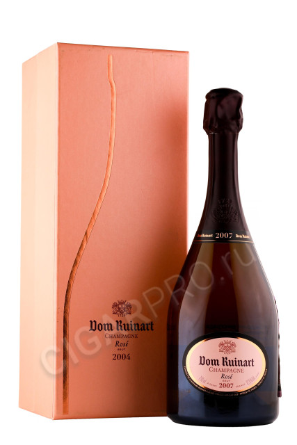 шампанское dom ruinart rose 2007 0.75л в подарочной упаковке