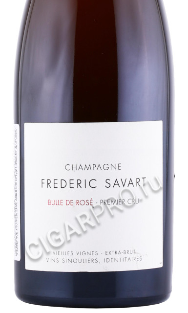 этикетка шампанское frederic savart l ouverture premier cru 0.75л