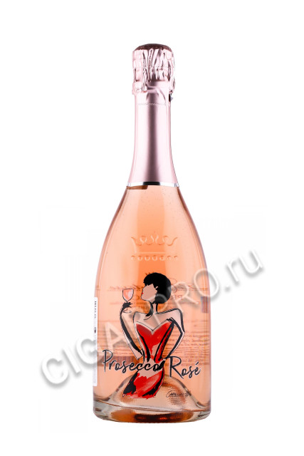 игристое вино le contesse prosecco rose brut 0.75л