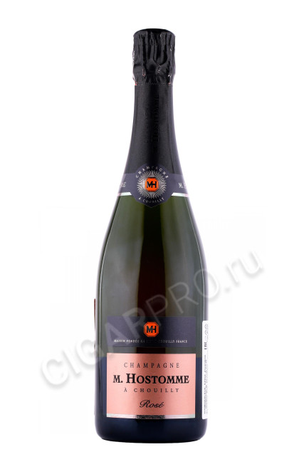французское шампанское m. hostomme brut rose 0.75л