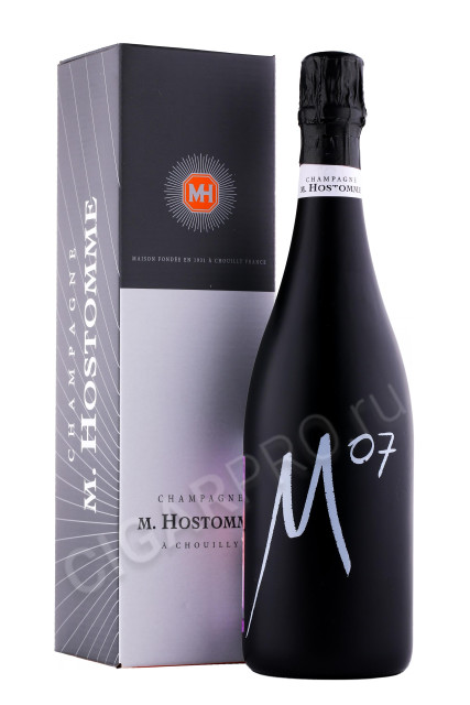 французское шампанское m. hostomme m 07 0.75л