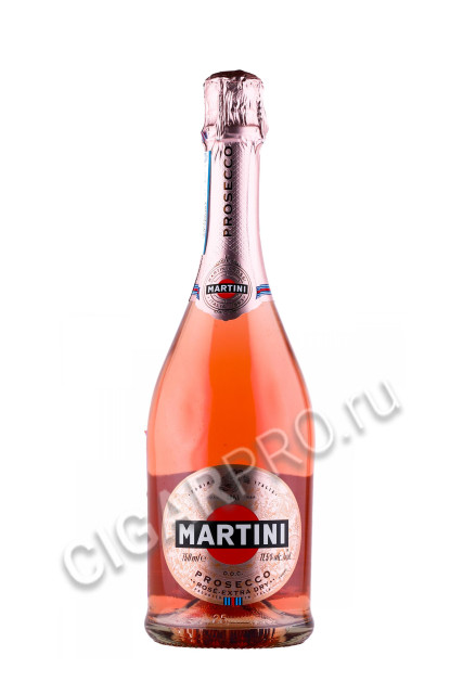 игристое вино martini prosecco rose 0.75л