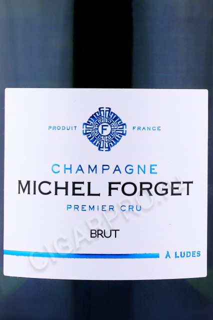 этикетка шампанское michel forget brut premier cru 0.75л