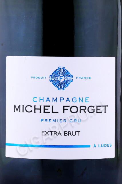 этикетка шампанское michel forget extra brut premier cru 0.75л