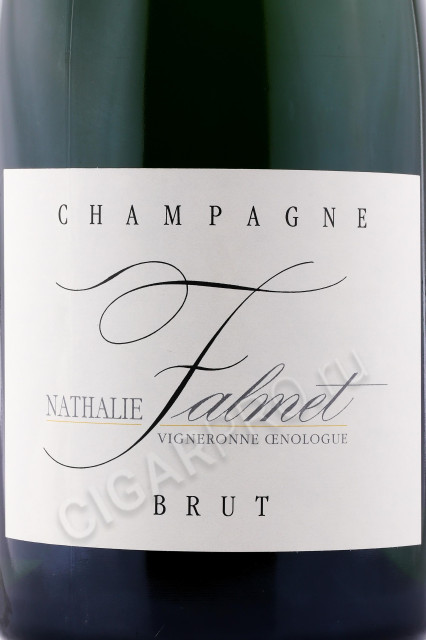 этикетка шампанское nathalie falmet cuvee brut 1.5л