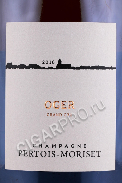 этикетка шампанское pertois moriset oger grand cru 0.75л