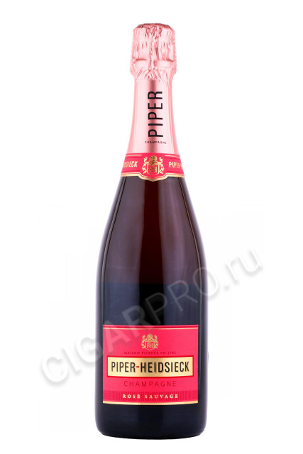 шампанское piper heidsieck rose sauvage brut 0.75л