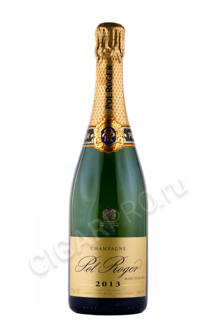 шампанское pol roger brut blanc de blancs 0.75л