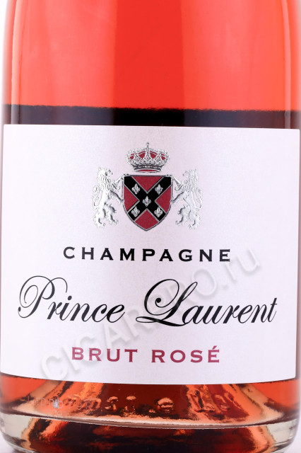 этикетка шампанское prince laurent brut rose 0.75л