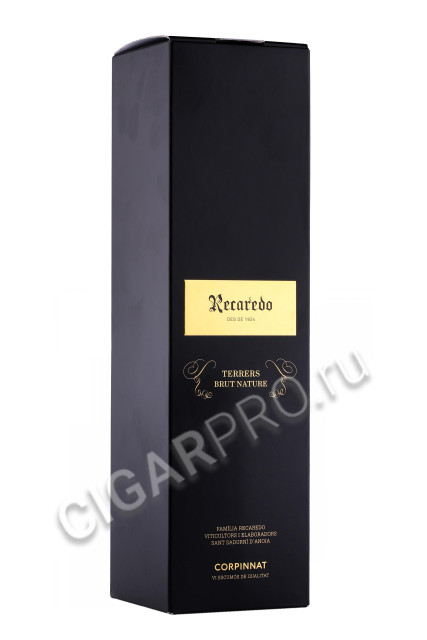 подарочная упаковка игристое вино recaredo terrers brut 0.75л