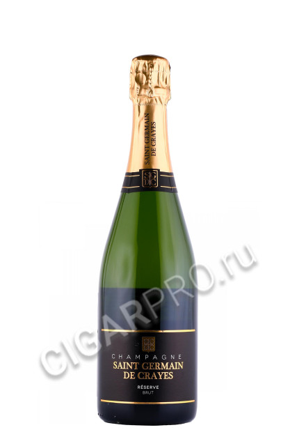 шампанское saint germain de crayes brut reserve 0.75л