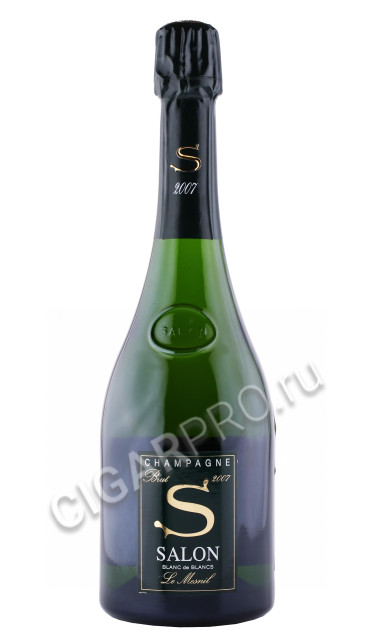 шампанское salon le mesnil blanc de blancs 2007г 0.75л