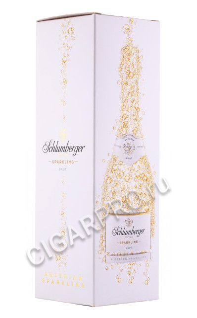 подарочная упаковка игристое вино schlumberger sparkling brut klassik 0.75л