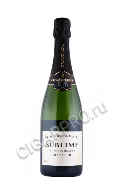 шампанское sublime blanc de blancs grand cru brut 0.75л