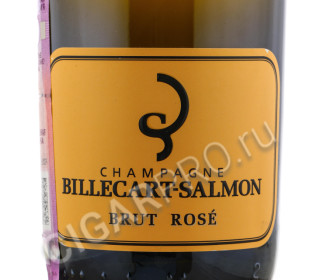 этикетка billecart-salmon brut rose 0.375