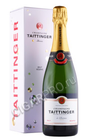 шампанское taittenger brut reserve 0.75л в подарочной упаковке