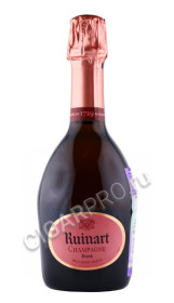 шампанское рюинар розе 0.375л шампанское ruinart rose 0.375л
