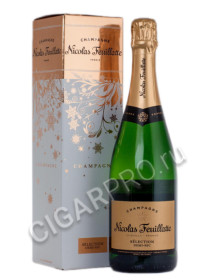 nicolas feuillatte demi-sec купить французское шампанское николя фейят деми-сек селексьон в п/у цена
