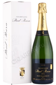 Шампанское Поль Бара Гран Миллезим Брют 2016г 0.75л в подарочной упаковке