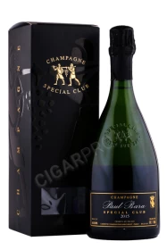 Шампанское Поль Бара Спесьяль Клаб Брют Бузи Гран Крю 0.75л в подарочной упаковке