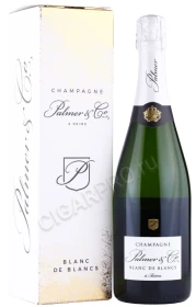Шампанское Шампань Пальмер энд Ко Блан де Блан 2017г 0.75л в подарочной упаковке