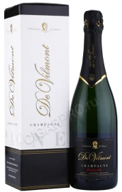 Шампанское Шампань Брют Гранд Резерв Премьер Крю Де Вильмонт 0.75л в подарочной упаковке