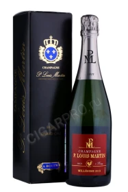Шампанское Поль Луи Мартэн Миллезим 2012г 0.75л в подарочной упаковке