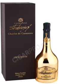Шампанское Страдивариус Винтаж 2009 Голд Брют 0.75л в подарочной упаковке
