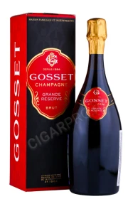 Шампанское Госсе Гранд Резерв Брют 0.75л в подарочной упаковке
