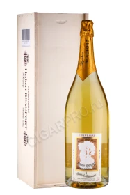 Шампанское Эрбер Бофор Кюве дю Меломан Блан де Блан Бузи Гран Крю 3л в подарочной упаковке