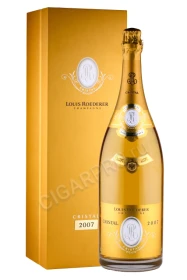 Шампанское Луи Родерер Кристаль 2007г 3л в подарочной упаковке