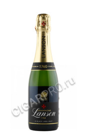 lanson black label brut шампанское лансон блэк блэк лейбл брют 0.375л