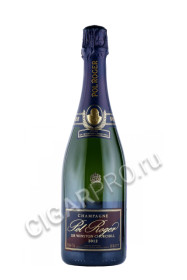 французское шампанское pol roger cuvee sir winston churchill 2012 0.75л
