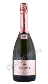 игристое вино krone vintage rose cuvee brut 0.75л