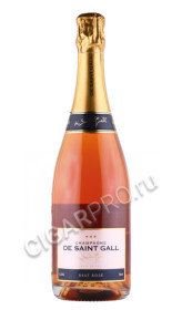 шампанское de saint gall brut rose 0.75л