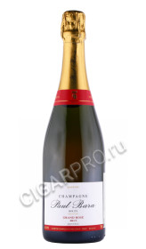 шампанское paul bara brut grand rose bouzy grand cru 0.75л