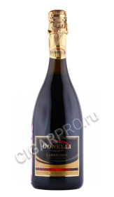 вино donelli lambrusco dell emilia igt 0.75л