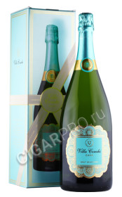 игристое вино villa conchi cava brut seleccion 1.5л в подарочной упаковке