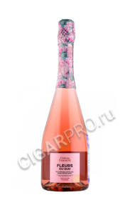 игристое вино шато тамань флерс дю сюд полусухое розовое 0.75л